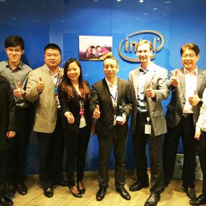 Intel全球事业部拉美代表团亲临蓝晨工厂及其总部